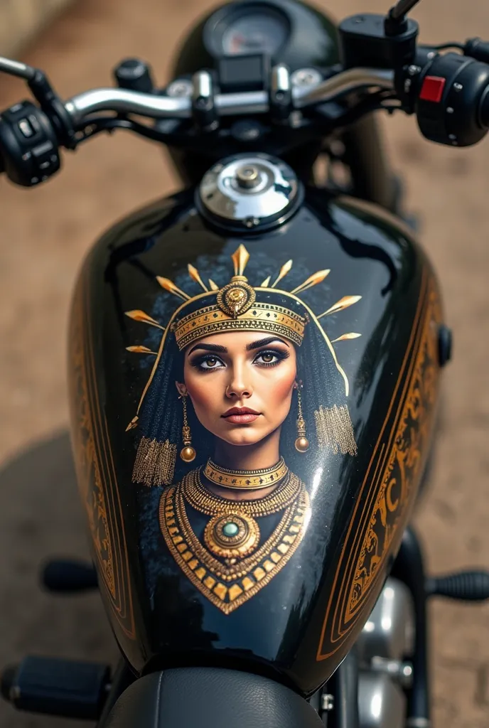 I want to added cleopatra face sticker for my cd125 bike fuel tank