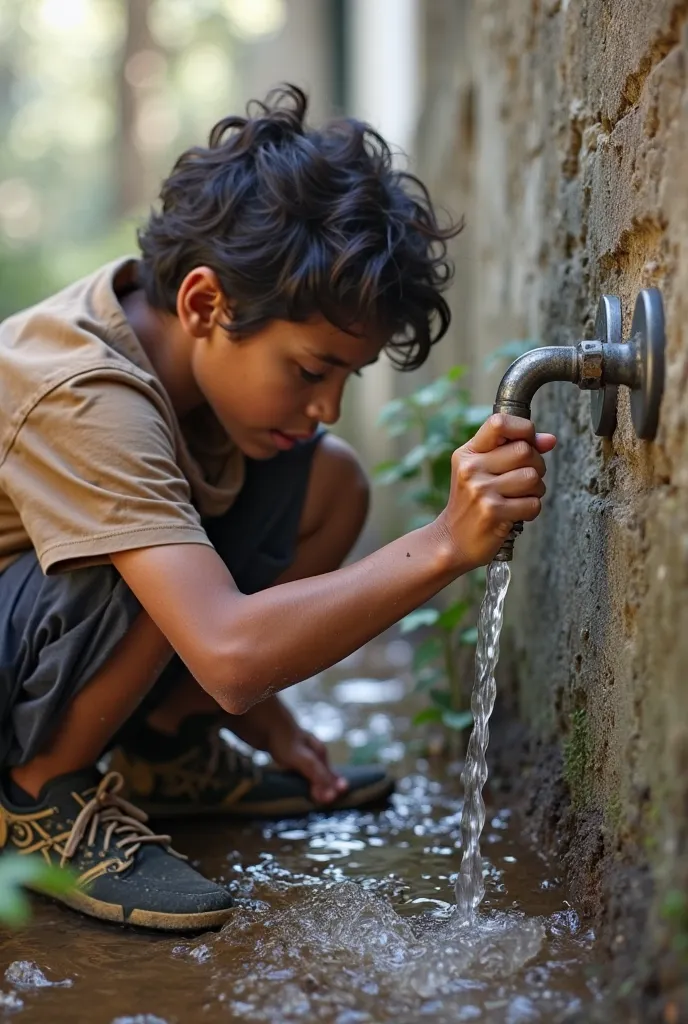 
For a group of young people, they maintain the Minder filter, some connect the filter connections, and some of them deliver electricity from Terance, Hi, even and Rubai, and then they drink from the filter tap, which is very clean water