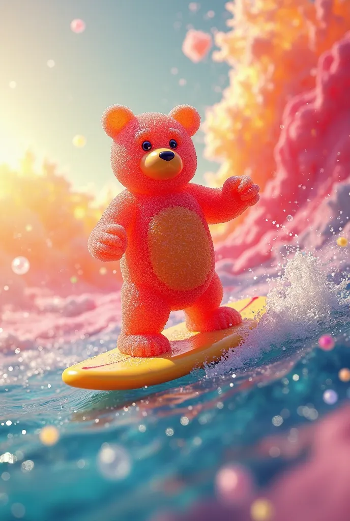 Surfing Bear Gummy