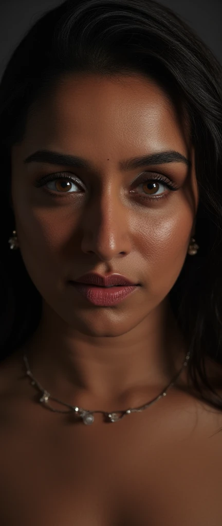 
((headshot:1.2) portrait on a (plain dark background:1.2), (headshot:1.2), (face focus:1.1), intricate (beautiful eyes:1.2), (((biting lips:1.4))),((deep cleavage:1.2))), Big eyes,  clean photo,,indian,
bokeh, f1.4, 40mm, photorealistic, raw, 8k, textured...