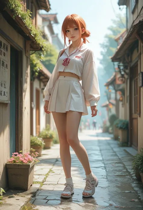 Sakura,full body,solo,