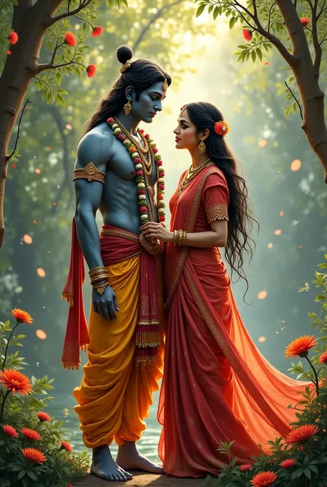 Lord Rama and sita 