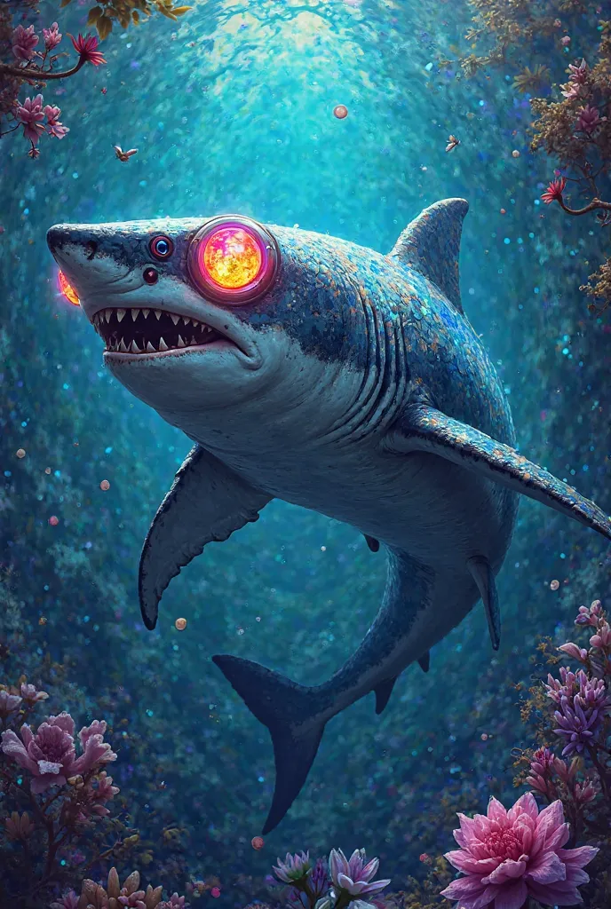 Muscle shark with rave lenses