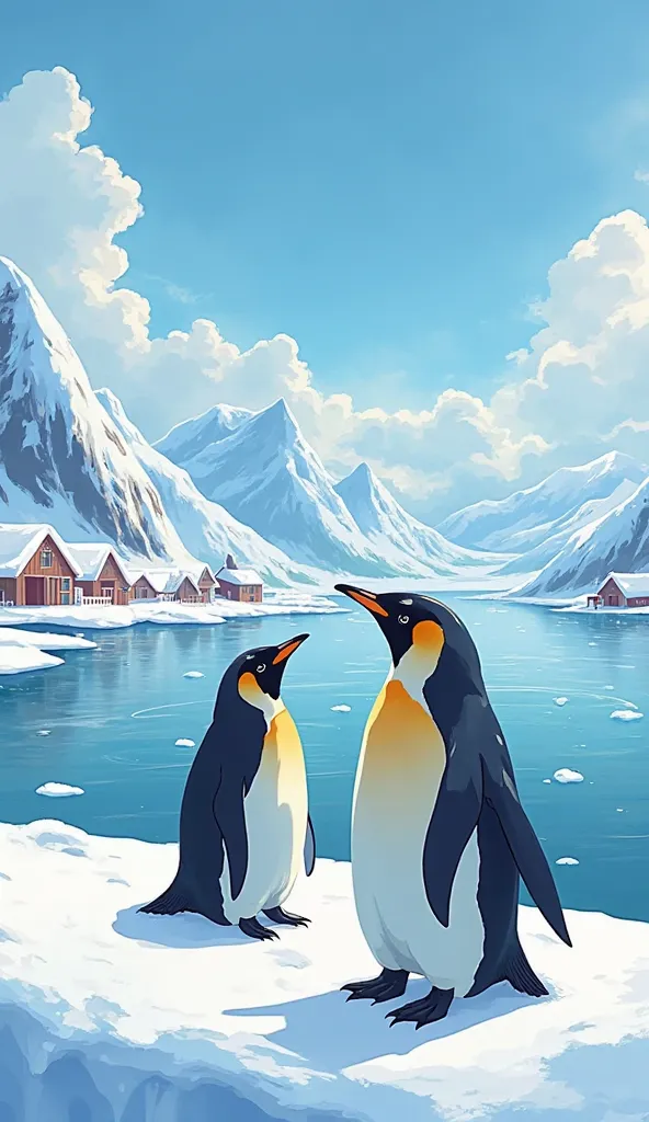 1. Setting
In the heart of Frosty Fjord, a lively penguin village sits on a vast Antarctic ice sheet. The village is full of colorful igloos, fish markets, and skating rinks where penguins waddle about in their cozy winter scarves. But on the outskirts, ne...