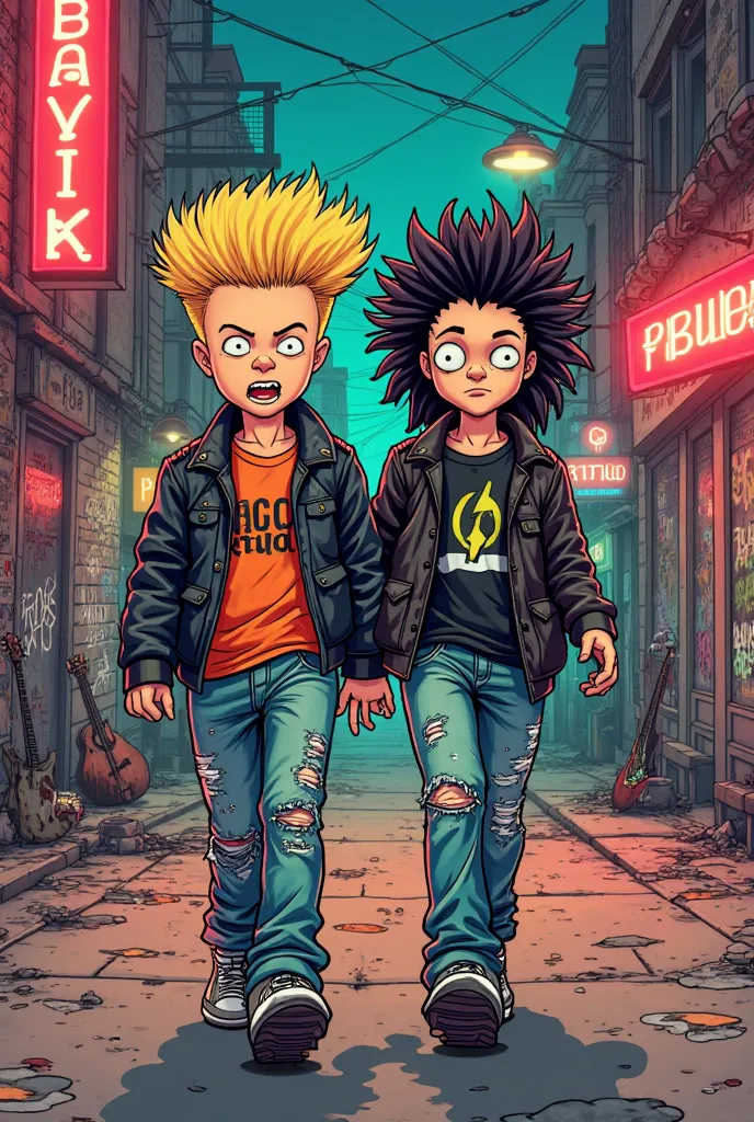 Beavis and Butt-head as rockers are on their way