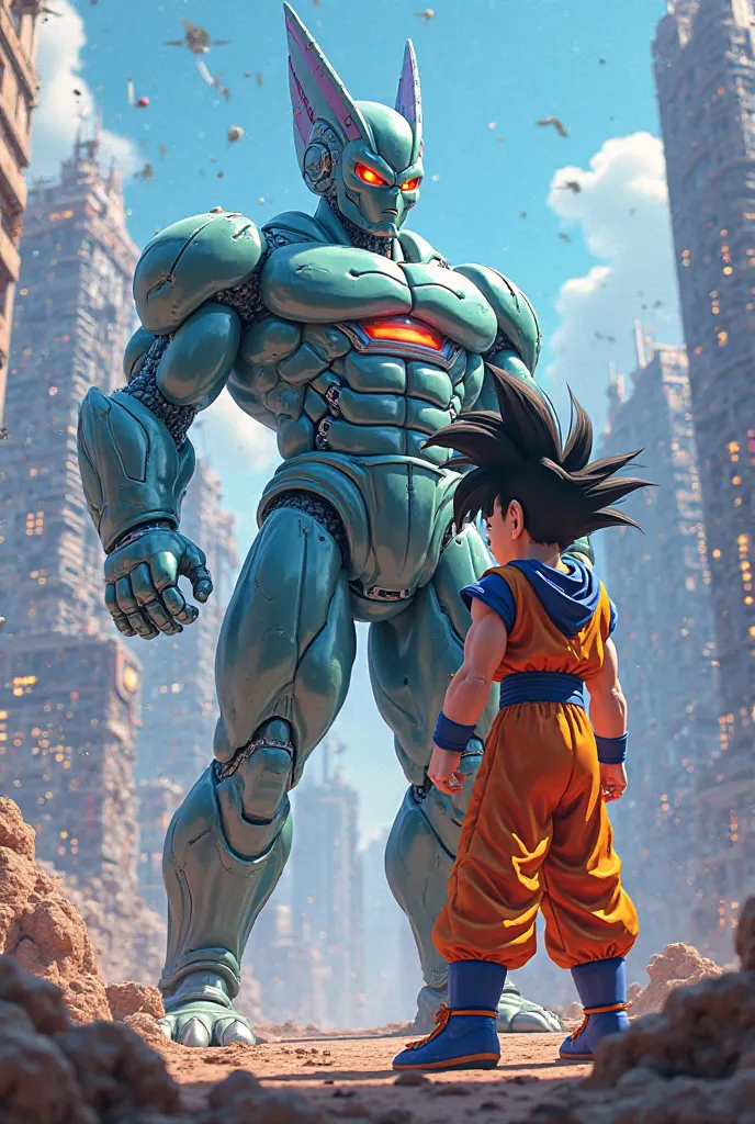 Freezer contra goku. 3D Pixar 