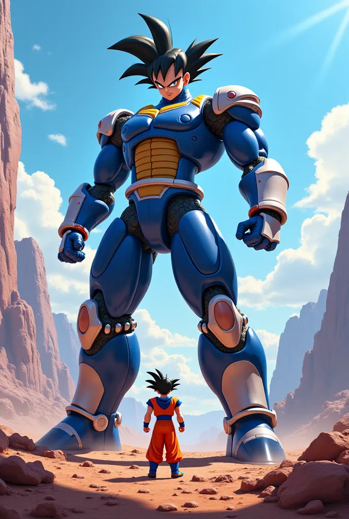 Freezer contra goku, Taller Goku . 3D Pixar 