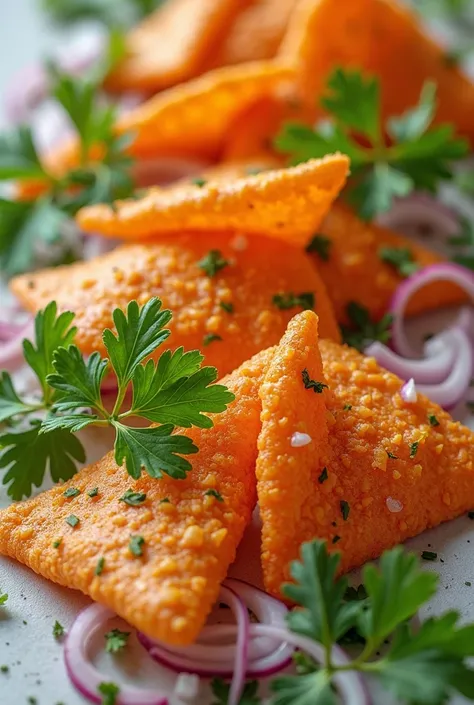 Doritos with coriander, Onion and first 