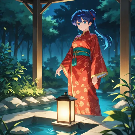 CHINESE CLOTHES、woman、Blue Hair、Ranma 1/2