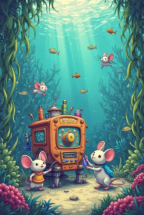 World Under Water Pipe,Cartoon images,Mice 3Music Player,Cleaning Curse,Colorful