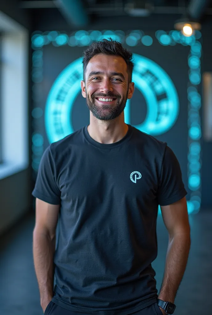 Nicolas Kokkalis, promotes pi network for everyday people with pi logo