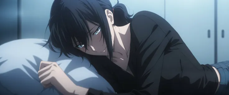 masterpiece, best quality, amazing quality, highres, absurdres, very aesthetic, high resolution, ultra detailed, perfect details, midnight, ,indoors, (upper body), ufotable style, blue hour, (from side), ,
1girl, solo, ufotable style, anime style, (ani...