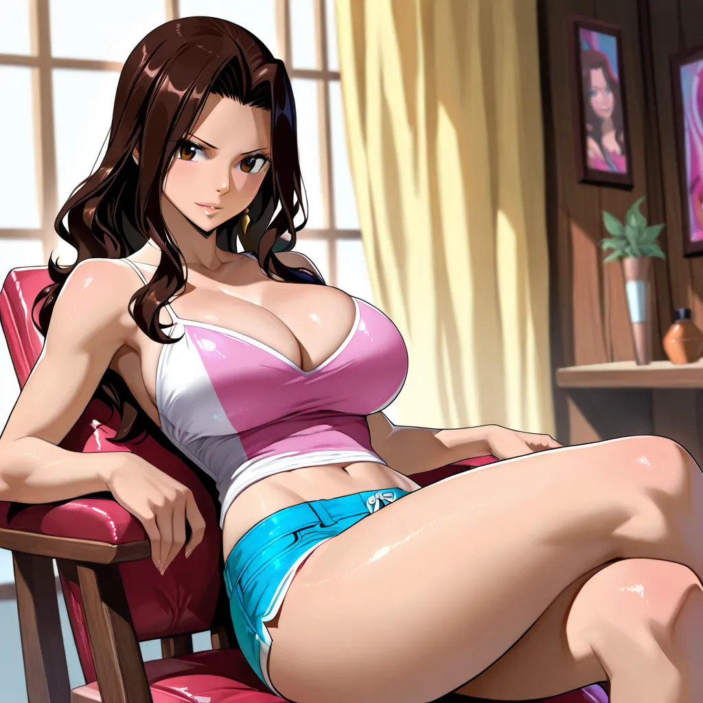 Stunningly attractive woman, Fairy Tail, Cana Alberona, High Resolution, Masterpiece, glistening, impeccable physical shape, casual clothing, different hairstyles, different hairstyles, different clothing styles, different color clothing, Solo, 1girl, deep...