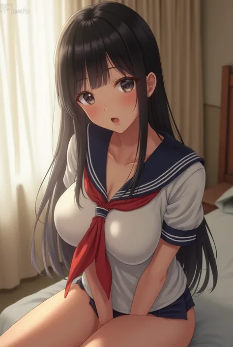   covering the body with a sailor suit  、 prolonged interaction between lightweight materials   、(((((   girls:2.86))))),(   masterpiece,   top quality:1.9),8k,   RAW photo ,nsfw,   detailed skins,詳細な毛穴,,((( Like々funny face):1.7)),((  Likeable body ):1.6),...