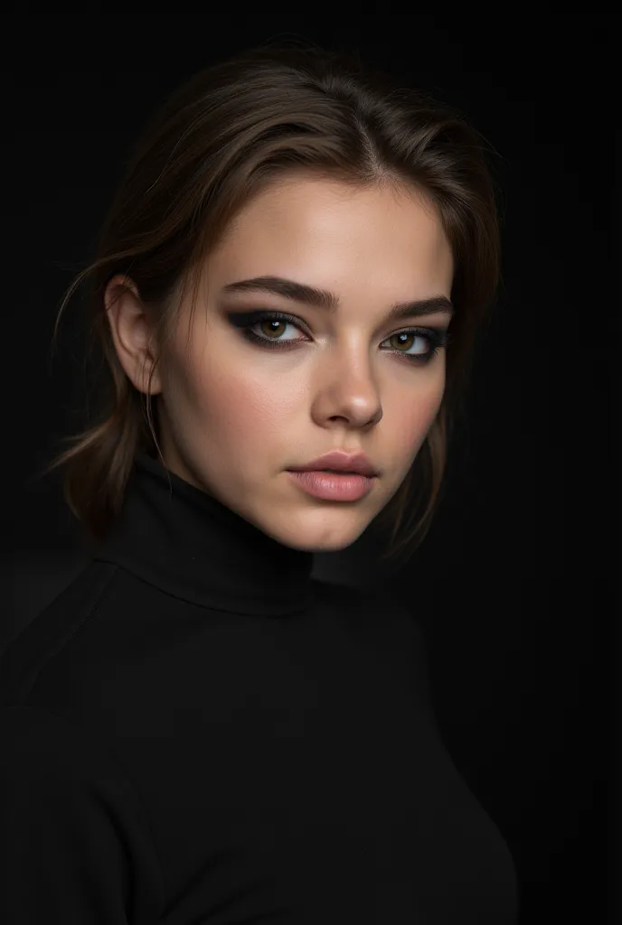 Hailee steinfeld,black background,Natalie dormer, Ethereal,Portrait,Closeup, portrait,girl posing,Closeup candid photo,Hailee steinfeld  and Maddison beer ,,Closeup,Young ,Voluptuous,,Youthful , ,Skinny,luxurious,Smokey eyes,Closeup,Hailee steinfeld,,fanta...