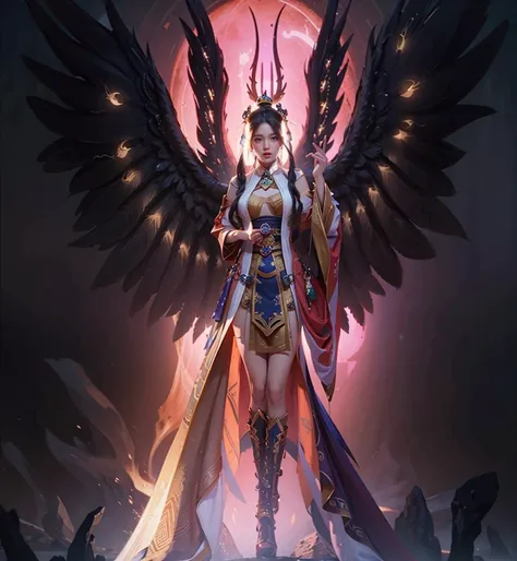 gambar dari dekat  hyperdetailed fantasy character  2 gadis   , black hair ,   big booobs 25 years old   ,  cuplikan sinematik Shadowbringers, 4k detail fantasy,   beautiful fantasy queen  , Game CG , fantasy xianxia ,  xianxia hero , 2.   5 d cgi anime fa...