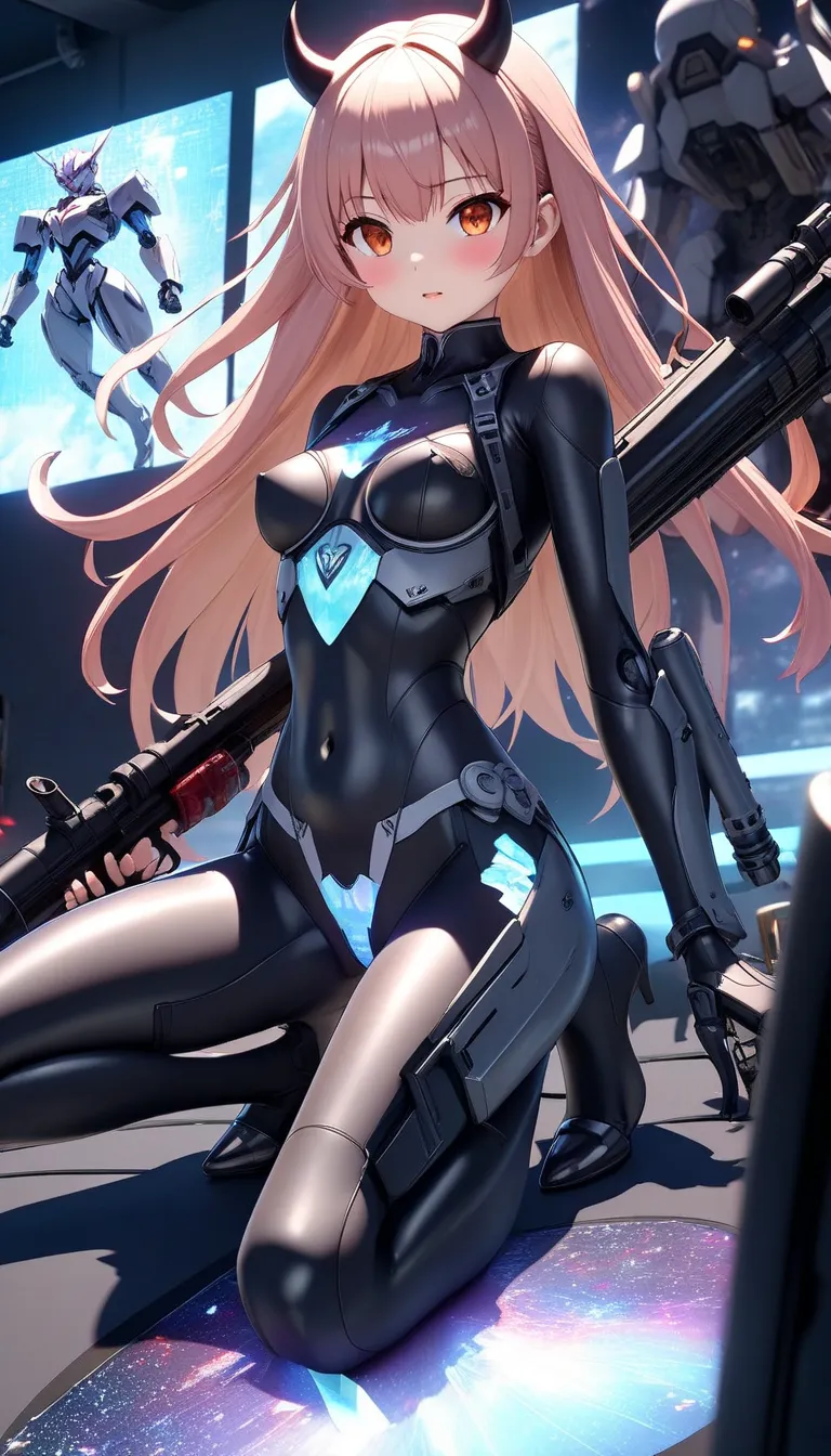 　Freswerkulfs。Freswerk Ruffs。HD。high definition。 Frame Arms Girl 。 Stiletto 。 robot 。 gets banged by a robot。  machine gun  。naked。Fucked by a space monster。naked。 clothes。     lolicon。 small tits。(masterpiece, amazing quality, illustration, very awa, newe...