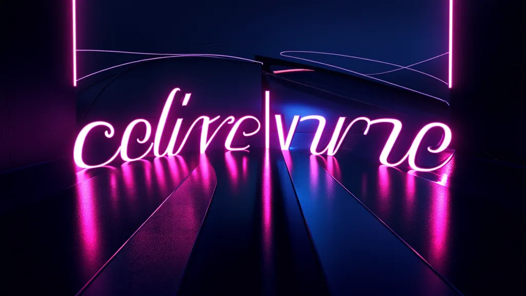 make the image with a bold LED glow effect. Features sleek, futuristic typography with its original color neon lighting. Dark background for high contrast, giving a premium and professional look.