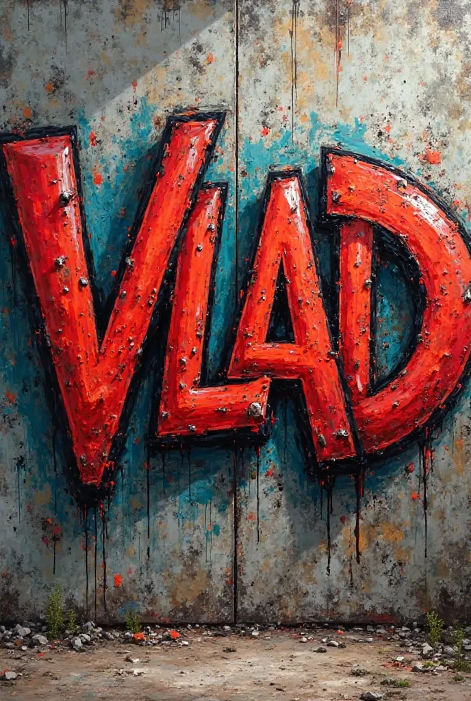 Let there be no people or anything, just write Vlad and get graffiti