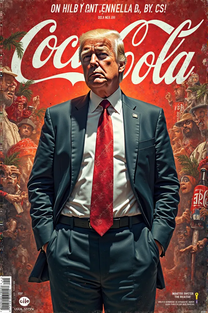 magazine cover,  with title ,  MINIMIZE THE COCA-COLA CRISIS WITH BOBBYING AND COBBYING, with image of Coca-Cola