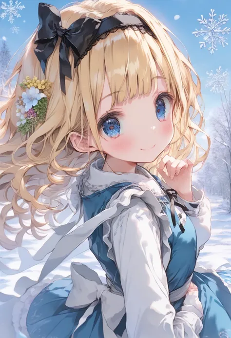 [     WAI-ANI-NSFW-PONYXL  :100],
score_9, score_8_up, score_7_up, score_6_up, score_5_up, score_4_up, masterpiece, best quality, source_anime,
alone,cute 1girl,(loli:1.3),blonde hair,straight long hair,blunt bangs,Black ribbon hairband,blue eyes,blush, sm...