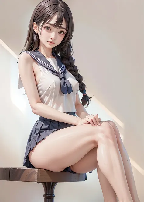  masterpiece, 1 beautiful girl, meticulous eyes,  Uniform eye size, Purebred face_v1, Top Quality, Ultra High Resolution, (Reality: 1.4), Japanese, Korean, very beautiful, Beautiful skin, slim， is very sexy, (超Reality), (High Resolution), ( 8,000), (Very D...