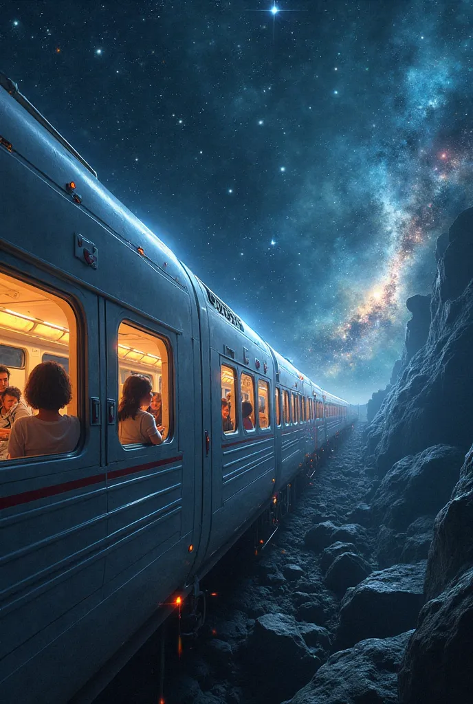 night on a galactic railroad