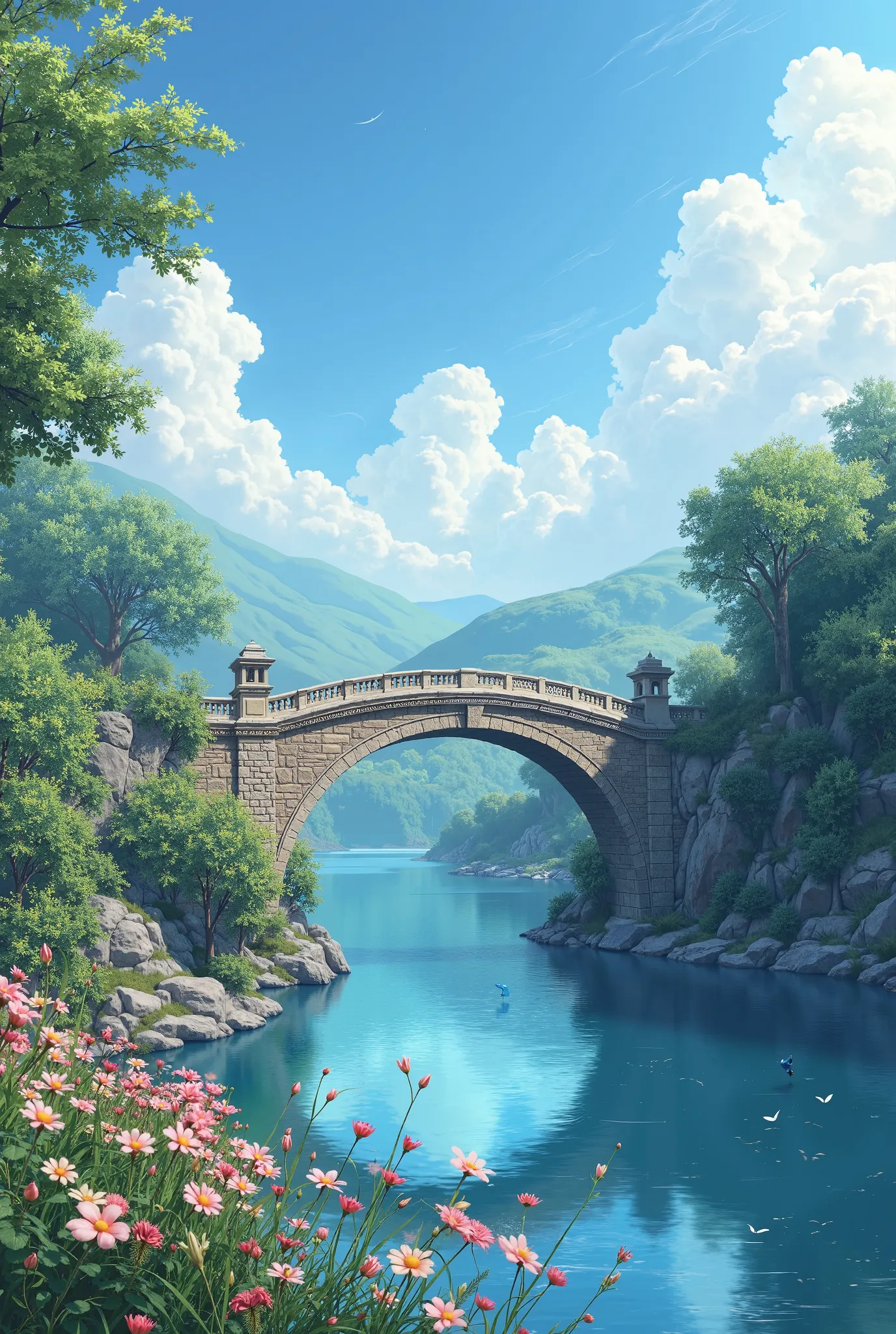 Bridge on a beautiful day