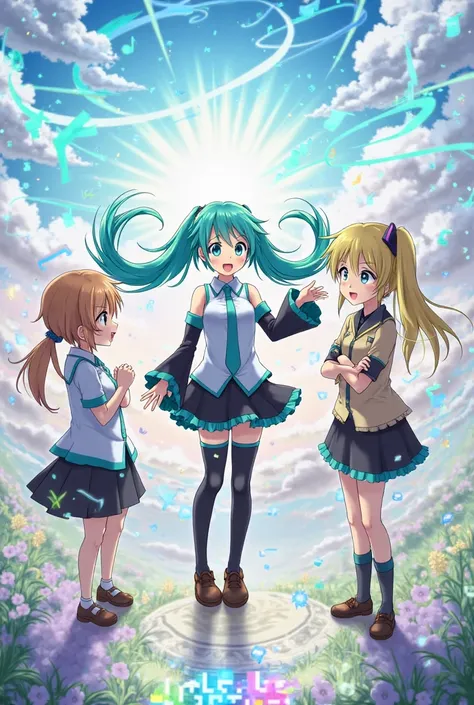  Hatsune Miku, Kasane Teto and Akita Neru