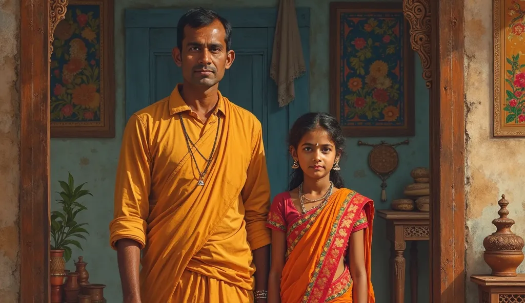 They had two ren—an elder son, Rohit, and a younger daughter, Gudiya.