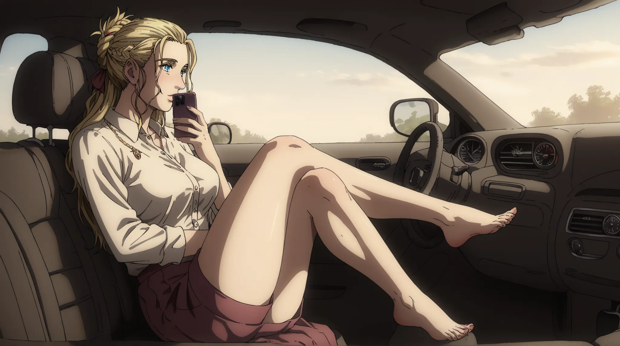 source_anime, event intricate details, anime screenshot,  perfect eyes , detailed eyes, detailed face, detailed nose, detailed mouth, medium breasts, well-defined breasts, BIG ASS, defined butt, hands and feet with 5 detailed toes,  detailed body, detailed...