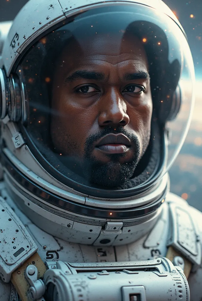 Kanye west astronaut close up 