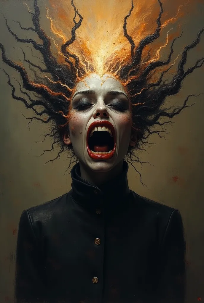 In this eerily evocative series, "The head and its anger," The dark and surreal art of "Macabre Muse" takes center stage. Each piece explores the themes of power., revenge, and the twisted beauty found within the grotesque. The head becomes a symbol of con...