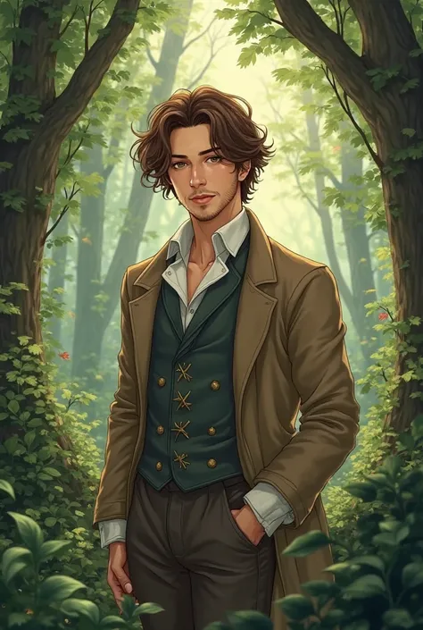 Txt2Img
A Man in period clothes in the forest brown hair brown eye anime
