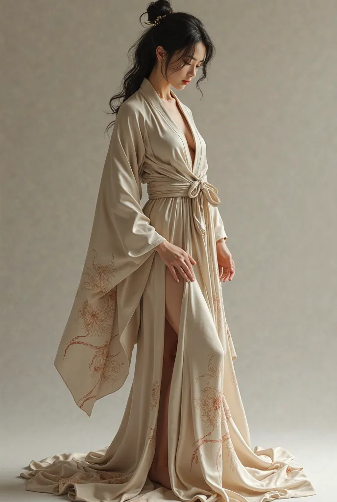 Nude kimono