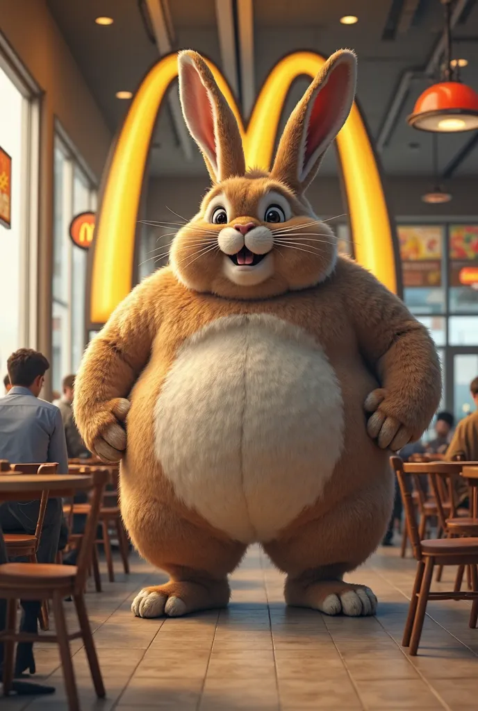 Take a photo of where big chongus will be at McDonald's