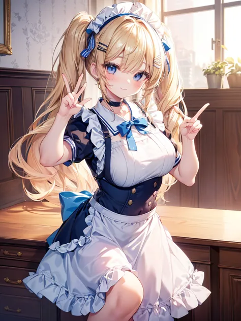 masterpiece,best quality,(Super Detail),perfect lighting, highly detailed CG,very detailed,(very elaborate eyes,very cute face,very detailed顔:1.3),beautiful anime girl,(Solo Girl),( super huge  :1.4),(sensual,glamorous:1.4),(blond with a big face, medium h...