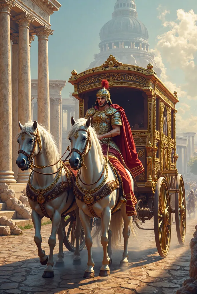 Image of a roman chariot