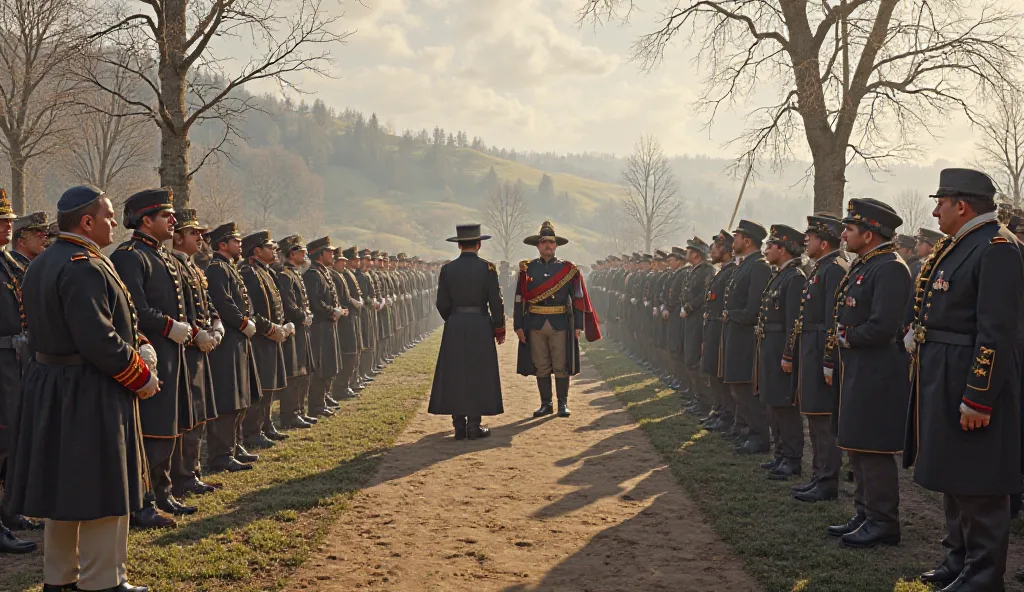 During January 1871 an important ceremony took place near Paris.