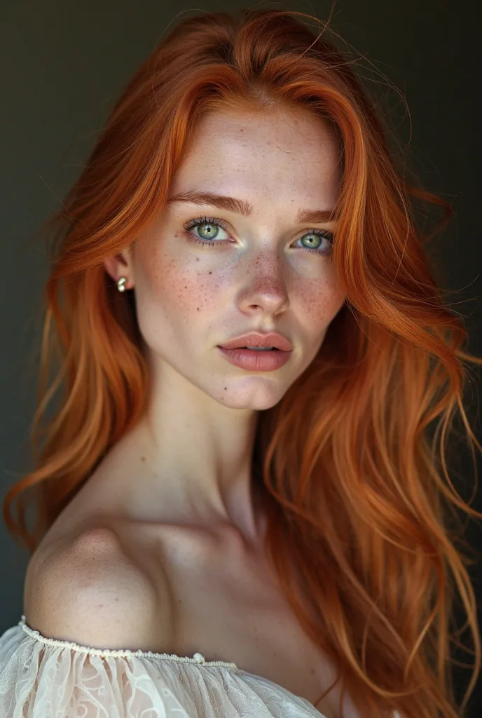 A redheaded model with a beautiful body would have a striking and unique appearance. Her hair would be a vibrant shade of red, shining under the light, and could be wavy or smooth, falling elegantly on her shoulders. A first one, Probably Clara, would have...