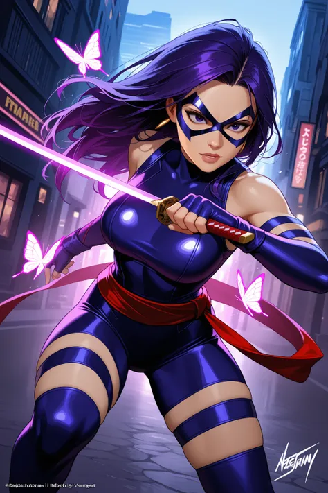 Marvel rivals, Psylocke, Vengeance skin