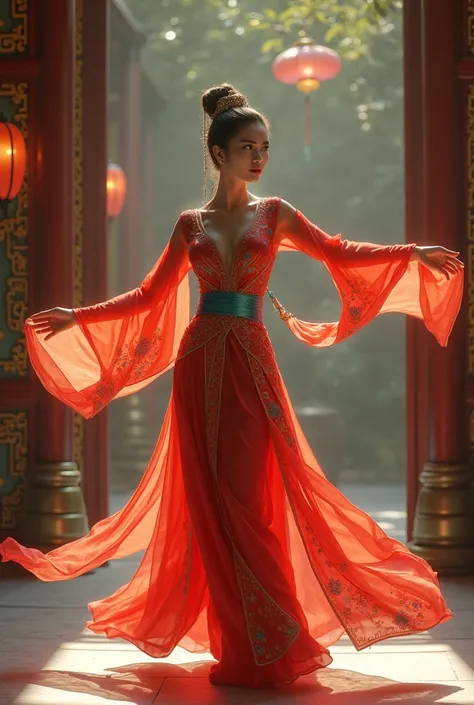 An oriental dancer