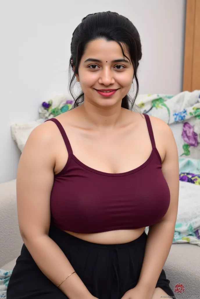  Side Selfie, point of view,Show hands up,hairy armpit,chubby big deep navel,big deep cleavage.kerala Female with chubby face broad jawline,wet black hairs, ,No make up face,no lipstic lips,, huge  voluptuous breast, curvy,weared underbelly (showing navel)...