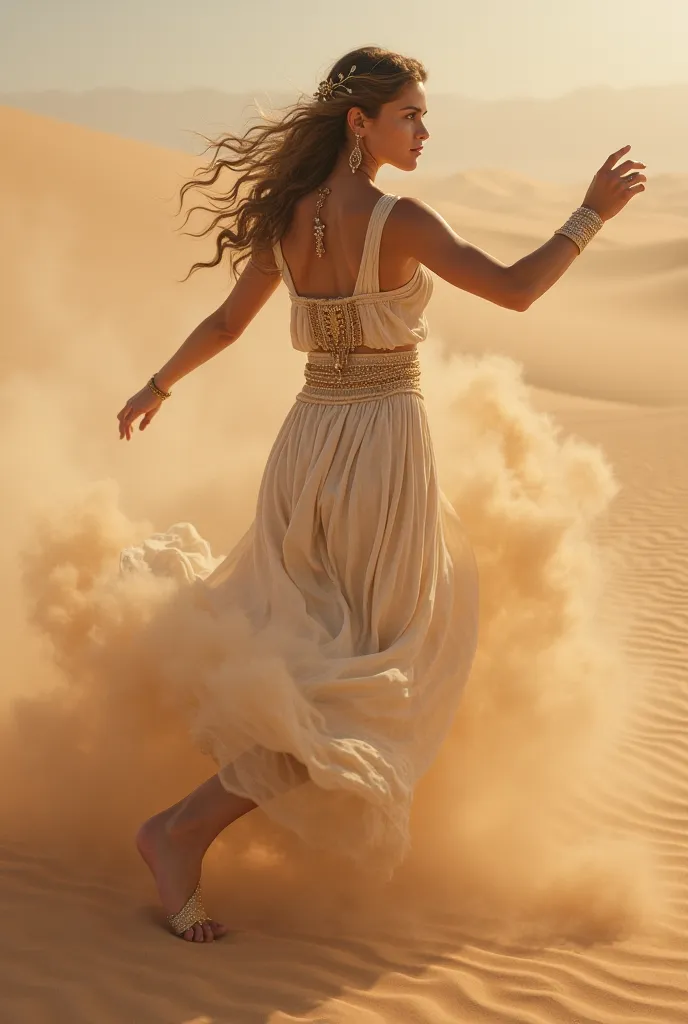 Sandstorm、 Pretty Girl Jump             、               ancient Greek costume 、         Fine Accessory         