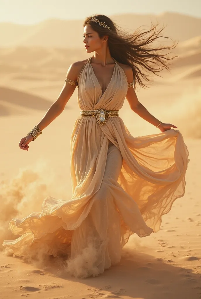 Sandstorm、 Pretty Girl Jump             、               ancient Greek costume 、         Fine Accessory         