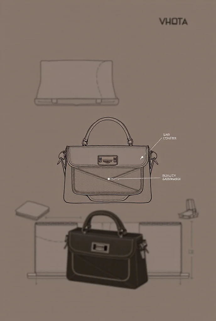 Design the bag as follows