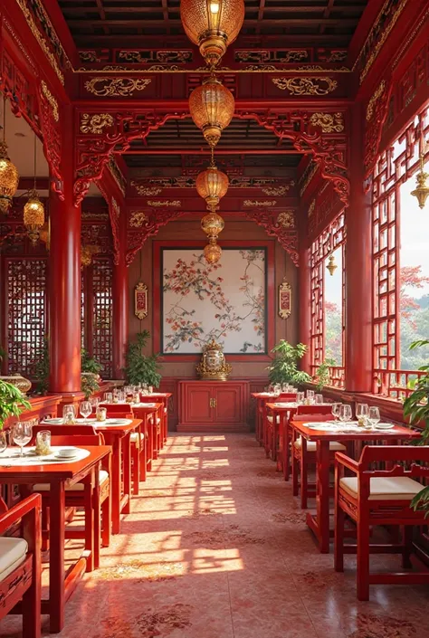 Chinese restaurant decoration 