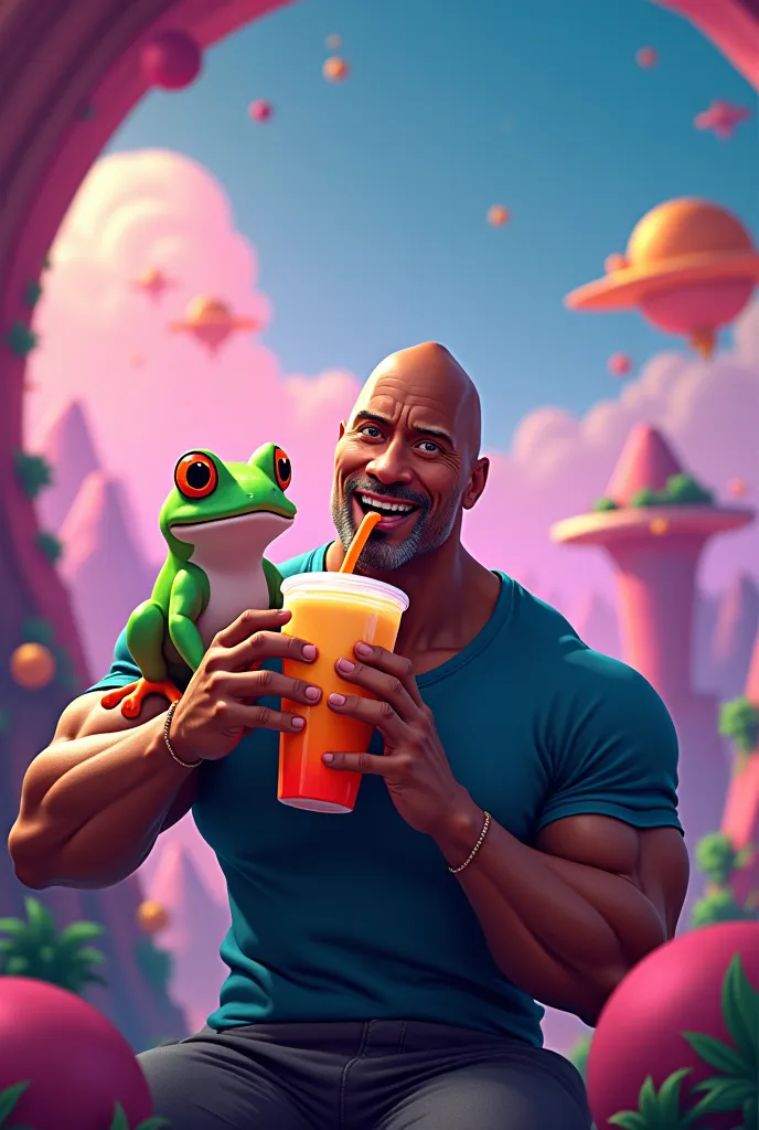 Dwayne and frog boba tea is a sprunki forknote