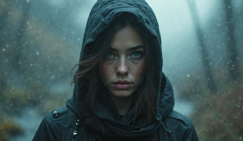 An Image of A Lady In Alan Walker Style