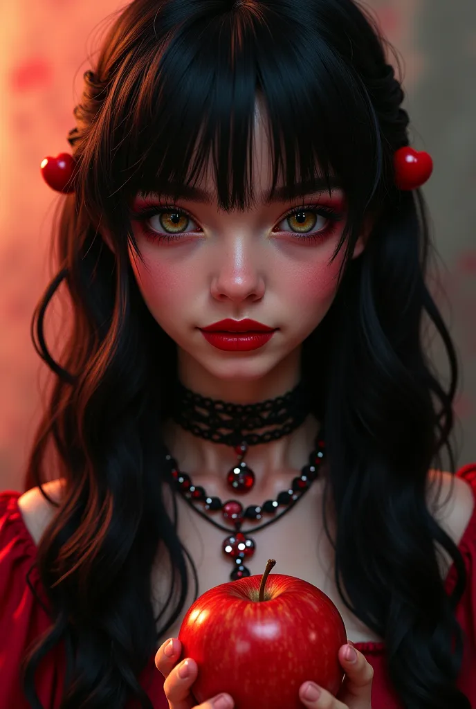 ((RAW photos),  absurd, (absurd resolution)), masterpiece, best quality, (Extremely detailed 8k unity CG wallpaper), (best illustration), (best shade), Realistic lighting, detailed and beautiful glitter, (( 21 years old)), chica, long black hair, black que...